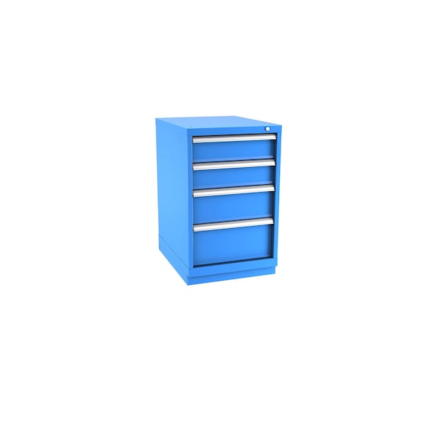 Champion Tool Storage Modular Drawer Cabinet, 4 Drawer, Blue, Steel, 22 in W x 28-1/2 in D x 36 in H N15000402ILCFTB-BB - main